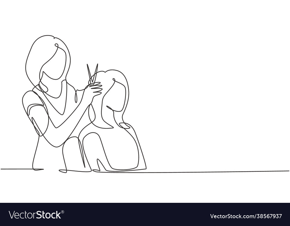 Continuous one line drawing going for change