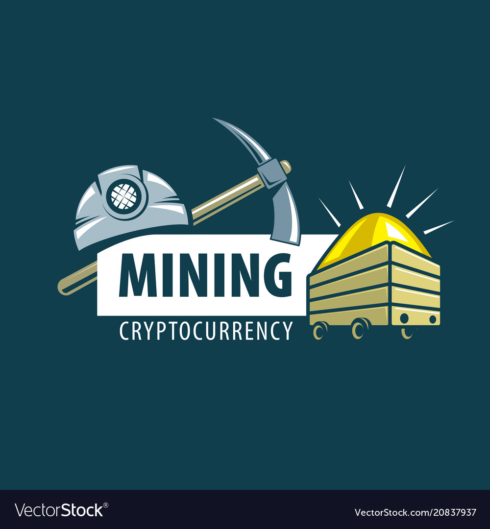 Digital currency mining vector image Digital currency mining