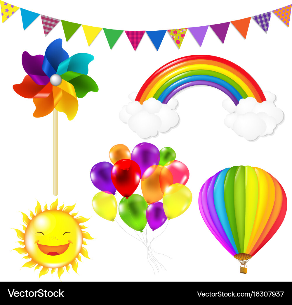 Kids set Royalty Free Vector Image - VectorStock