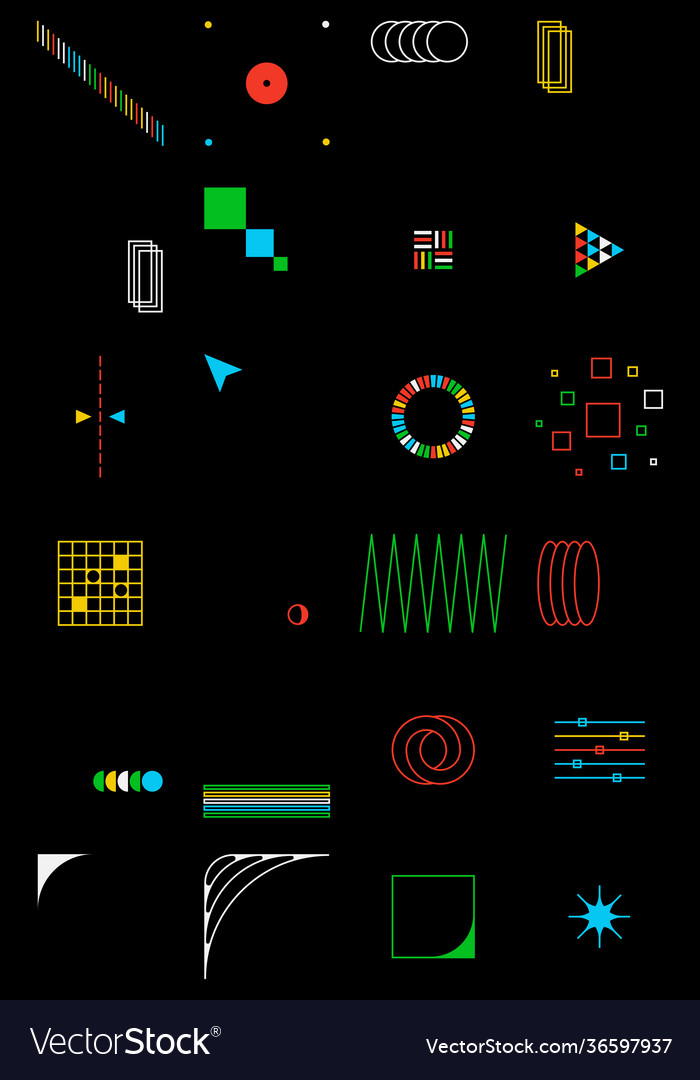 Linear abstract pattern Vector Image Linear abstract pattern