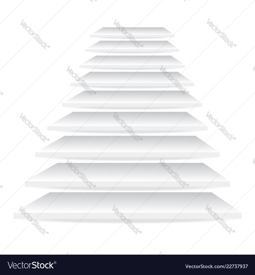 White stairs on background stock