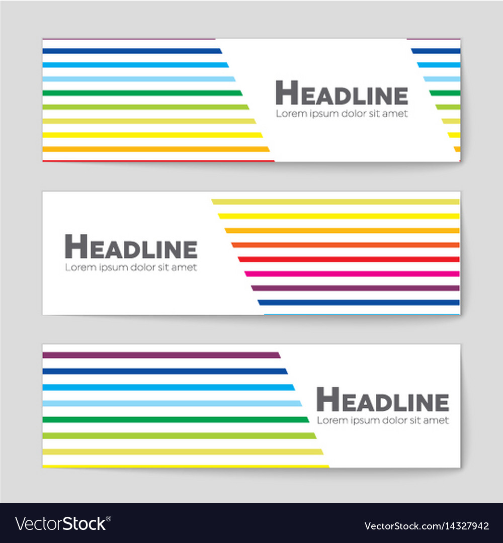 Abstract layout background set for art