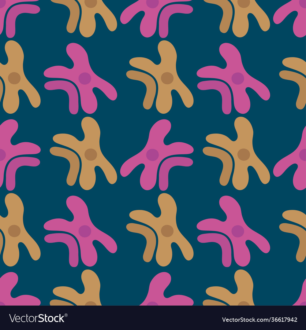 Abstract ornament style seamless pattern repeat