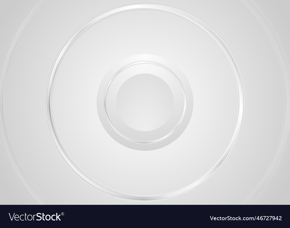 Grey abstract minimal circular background Vector Image Grey abstract minimal circular background