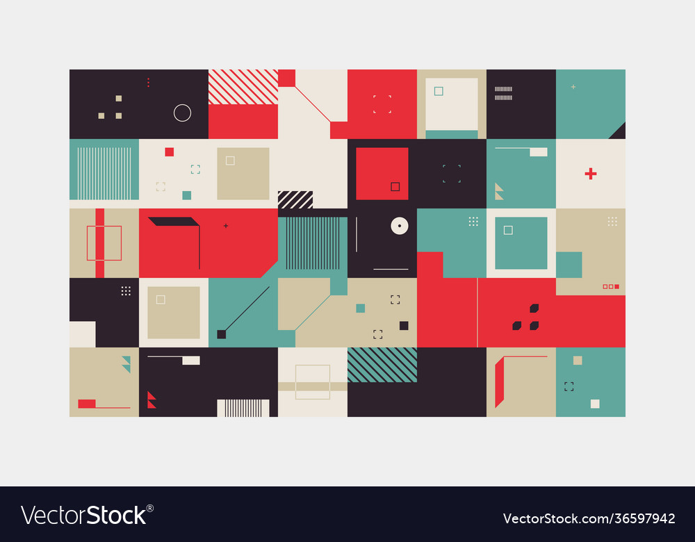 Technology abstract pattern design vector image Technology abstract pattern design