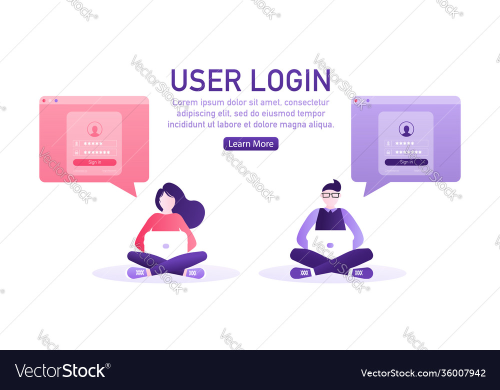 User login with character concept for any purpose