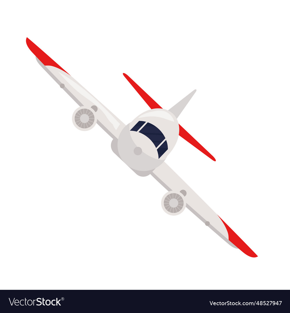 Flugzeug fliegendes Reisedesign