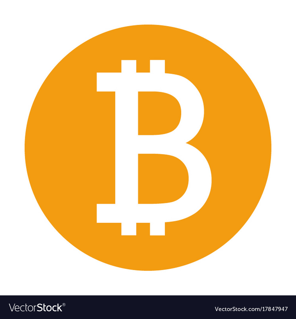 Bitcoin icon for internet money crypto currency