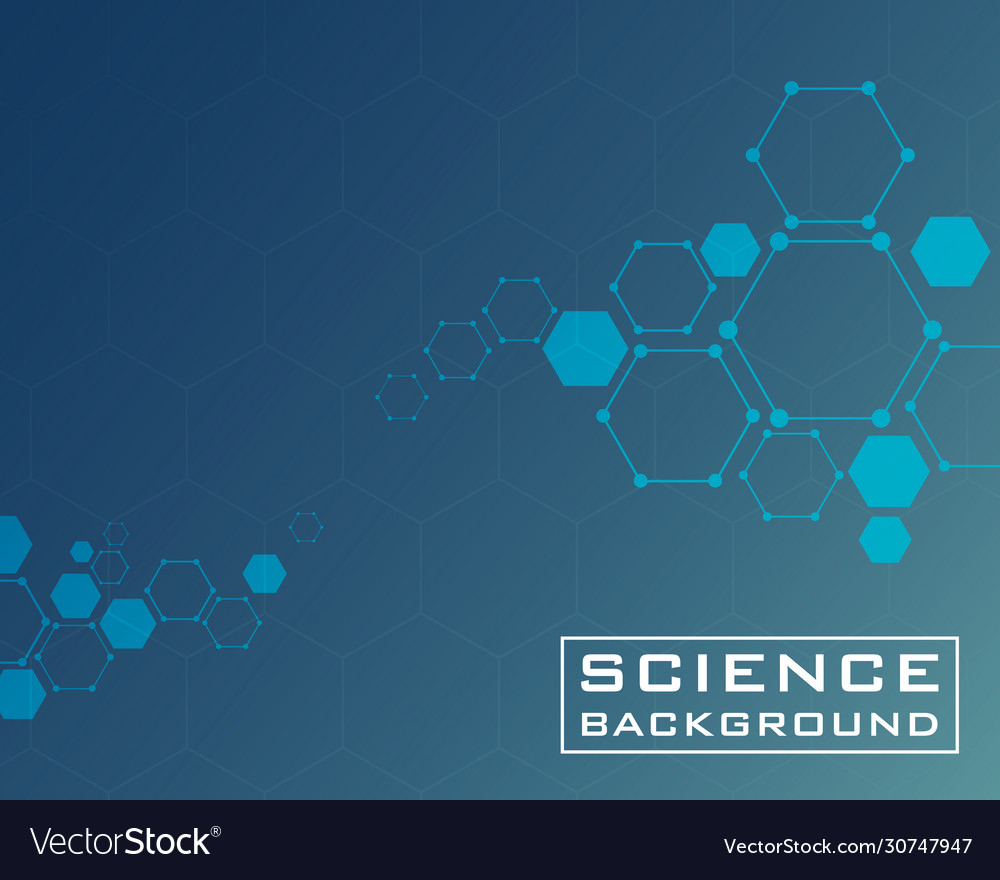 Dark blue science background with lines structures vector image Dark blue science background with lines structures