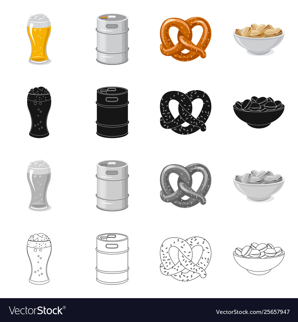 Design pub and bar logo set
