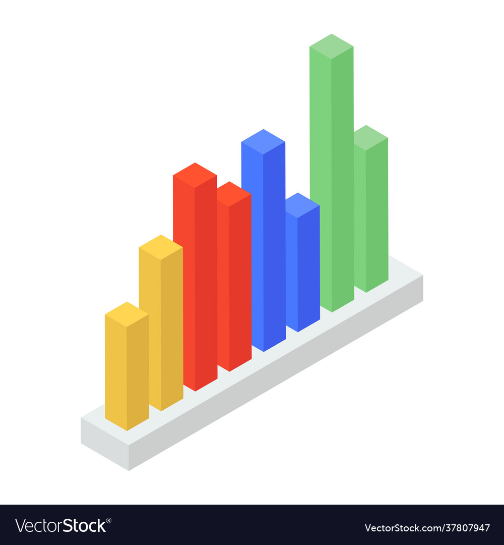 Histogram chart Royalty Free Vector Image - VectorStock