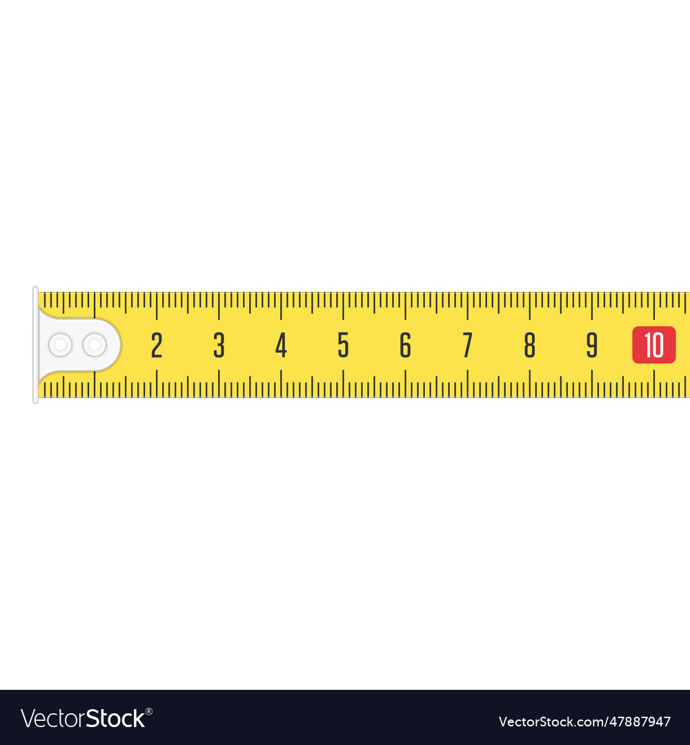 Measuring tapes line Royalty Free Vector Image