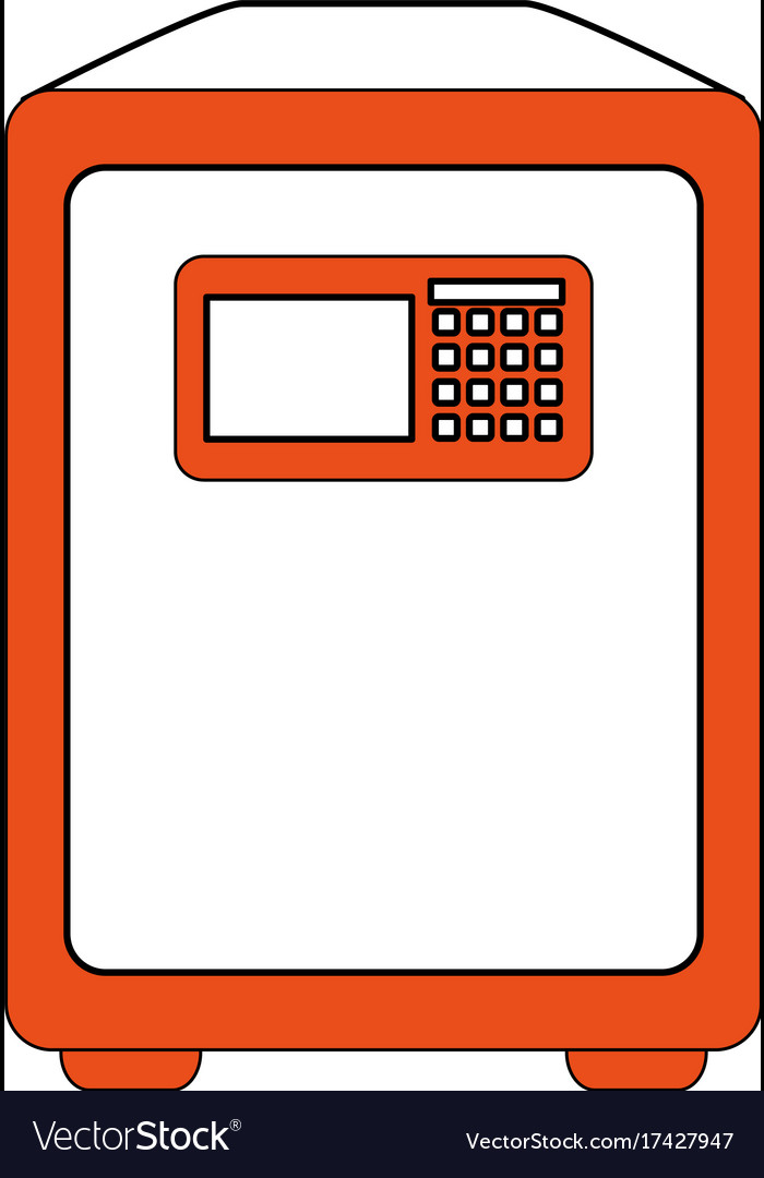 Safe box with digital display icon image