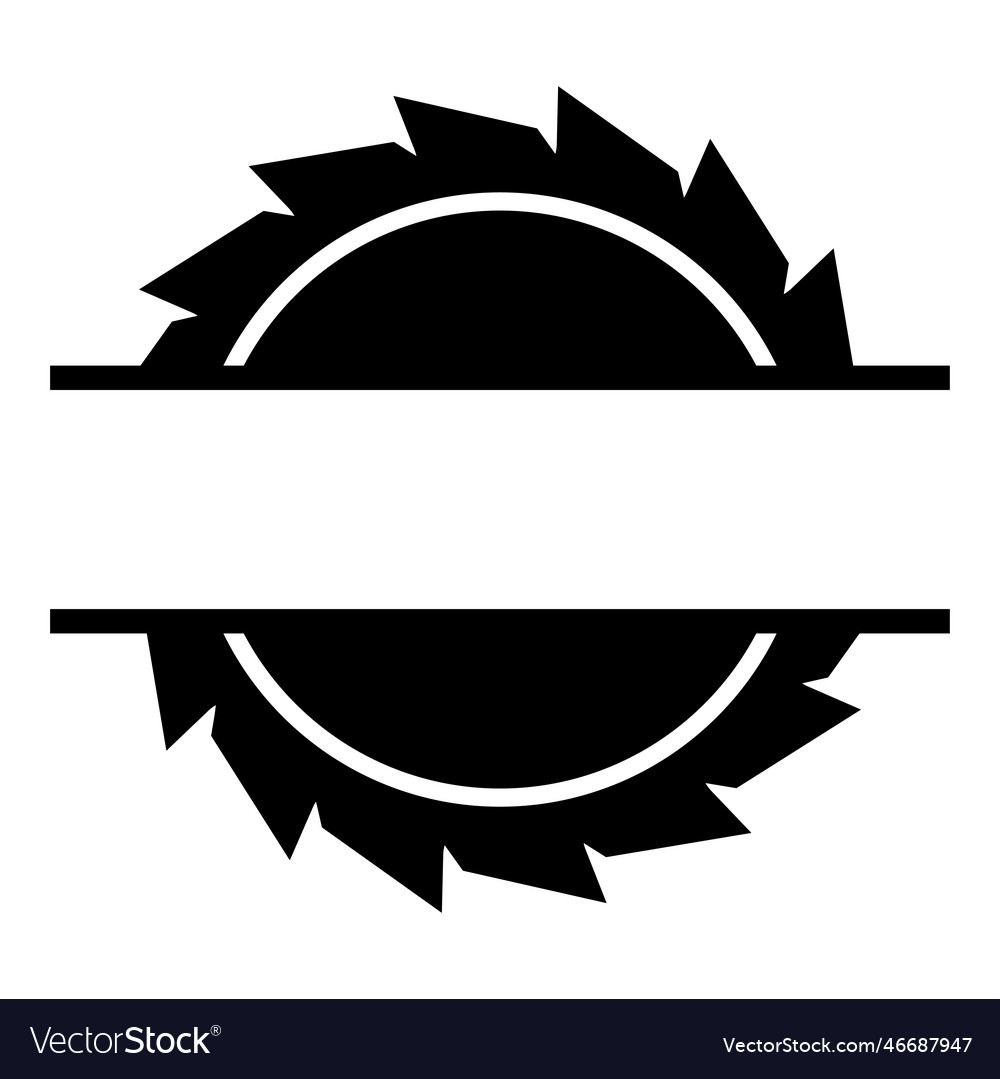 Sawmill logo icon design template isolated Vector Image