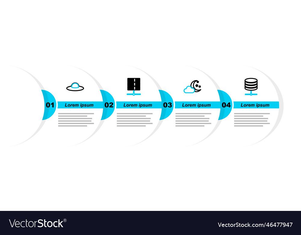 Setzen Sie Zeilenserverdaten Webhosting Cloud vector image Setzen Sie Zeilenserverdaten Webhosting Cloud