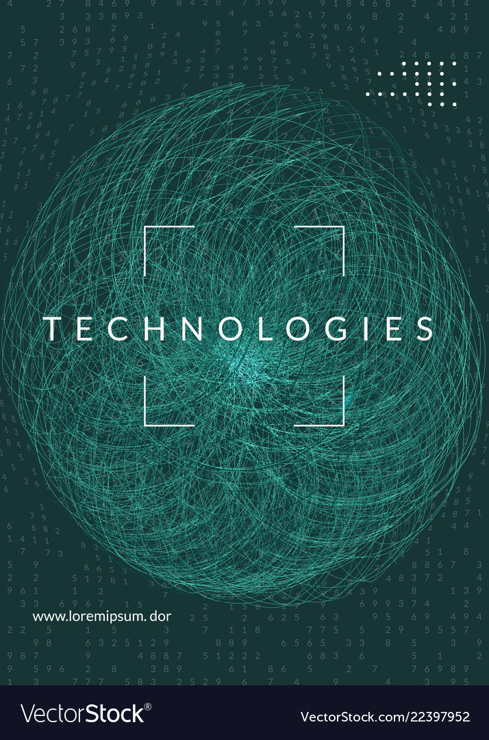 Big data background technology for visualization vector image Big data background technology for visualization