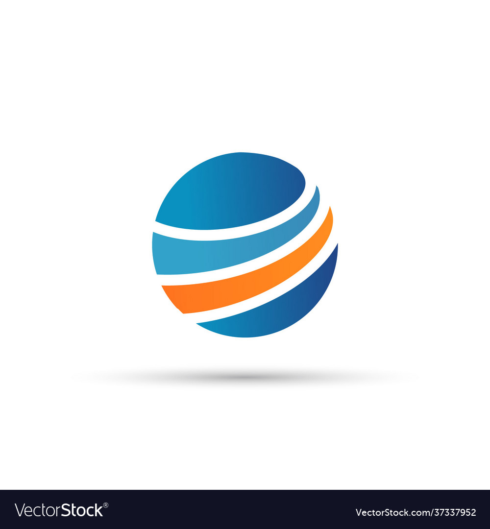 Modern business logo design Royalty Free Vector Image