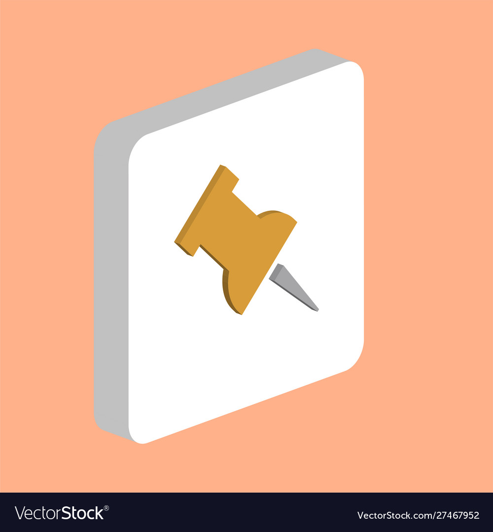 Pushpin computer symbol