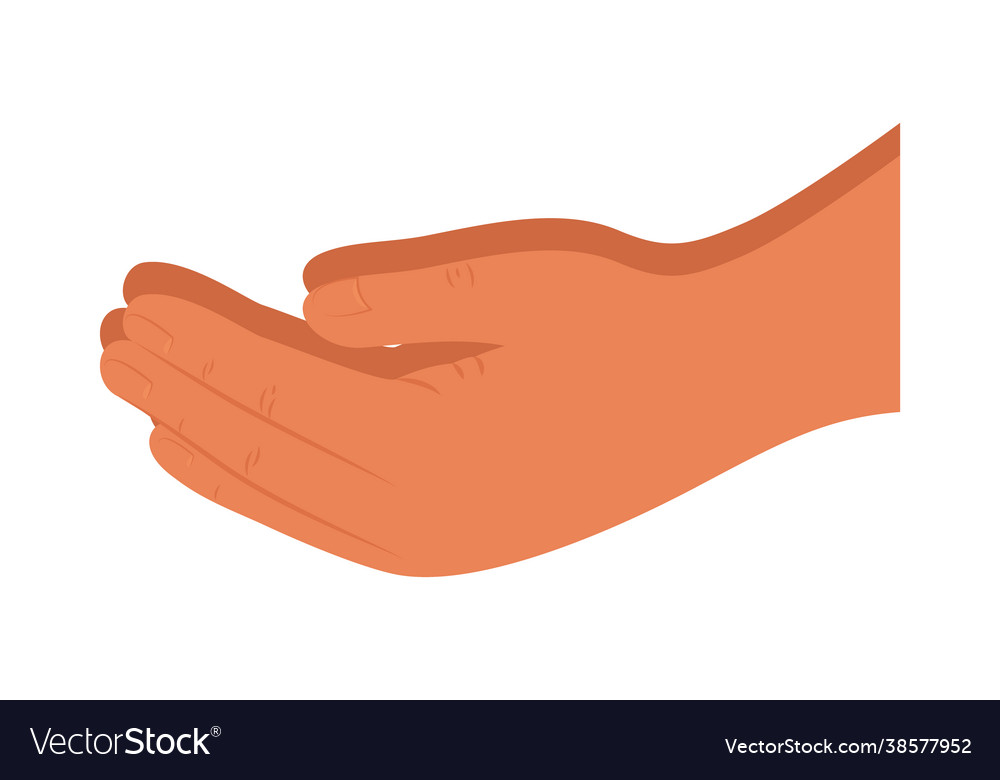 Receiving hands icon Royalty Free Vector Image