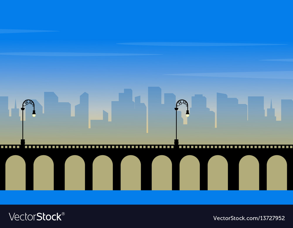 City Bridge Background