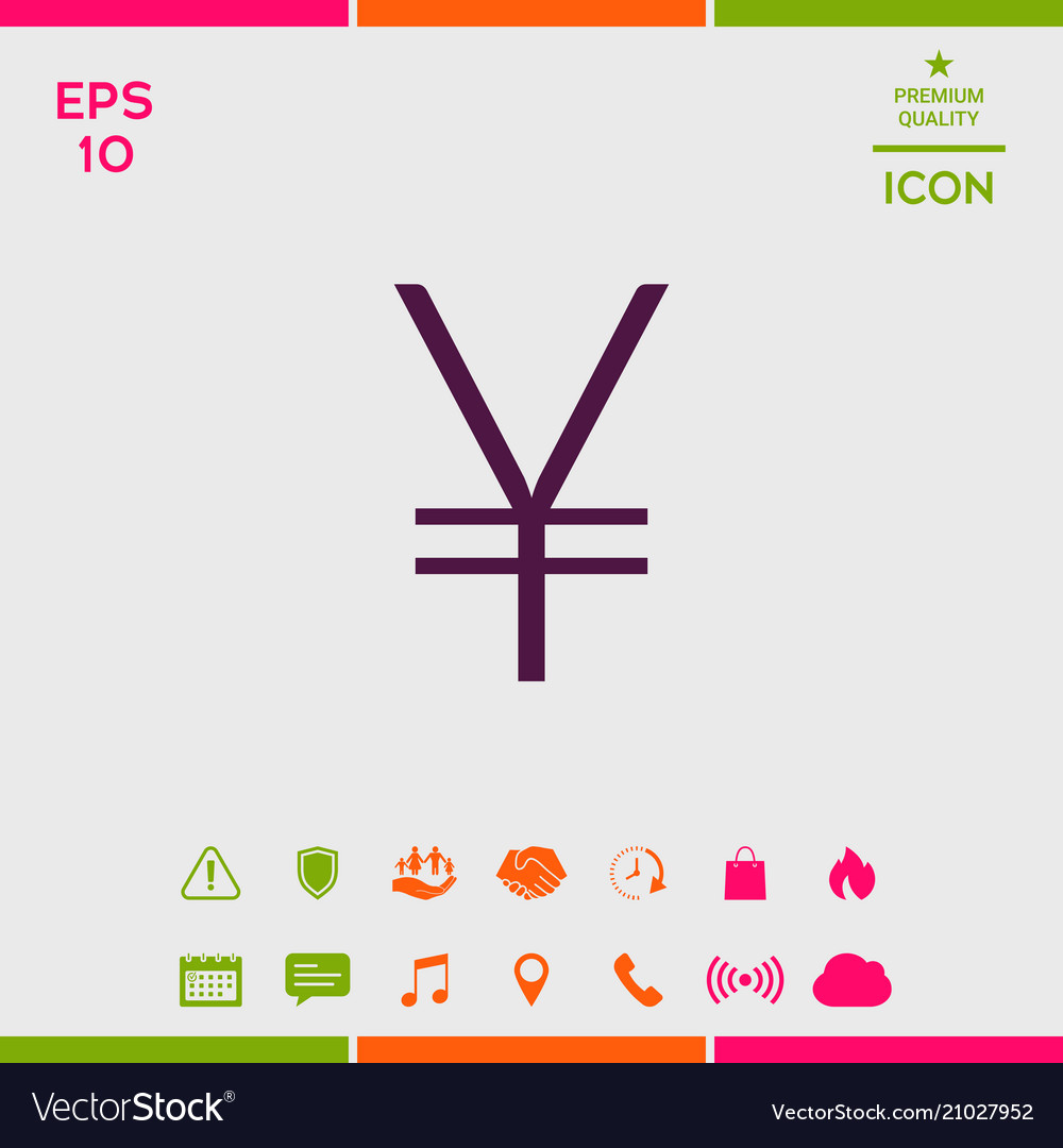 Yen symbol icon