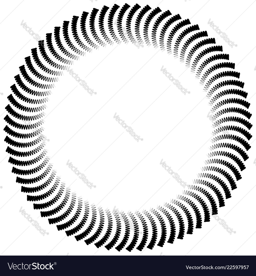 Abstract radiating lines element vector image Abstract radiating lines element