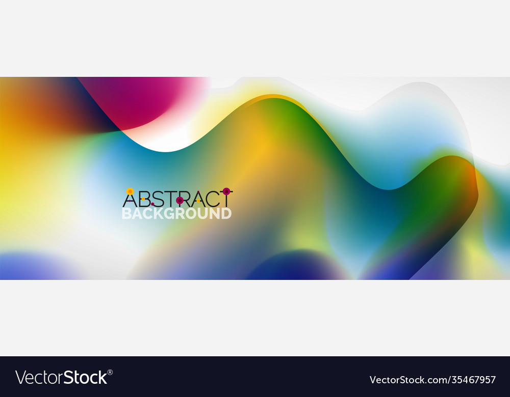 Fluid color gradient abstract background trendy vector image Fluid color gradient abstract background trendy