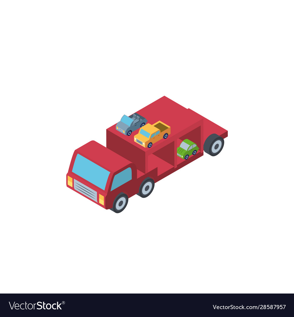 truck with cars inside toy