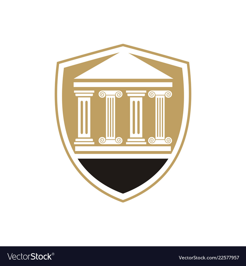 Law firm logo Royalty Free Vector Image - VectorStock