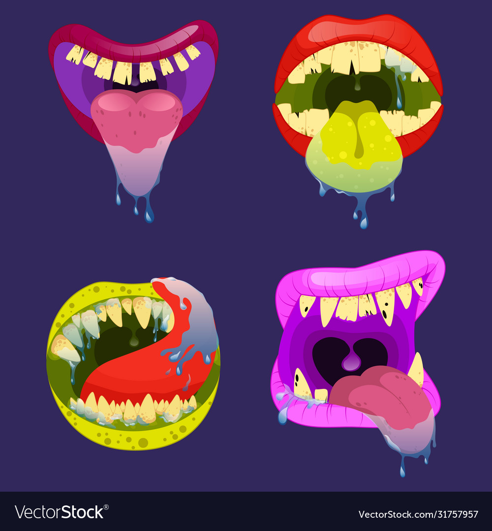 Monster mouth set