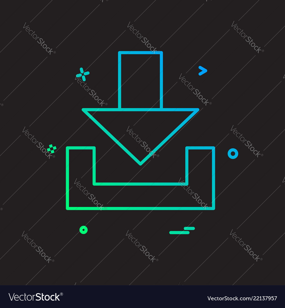 User interface button icon design vector image User interface button icon design