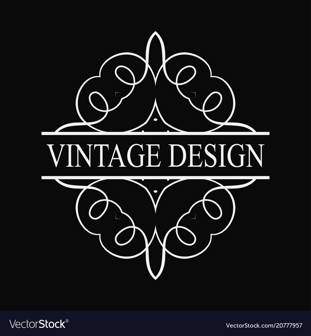 Vintage Ornate Logo Template
