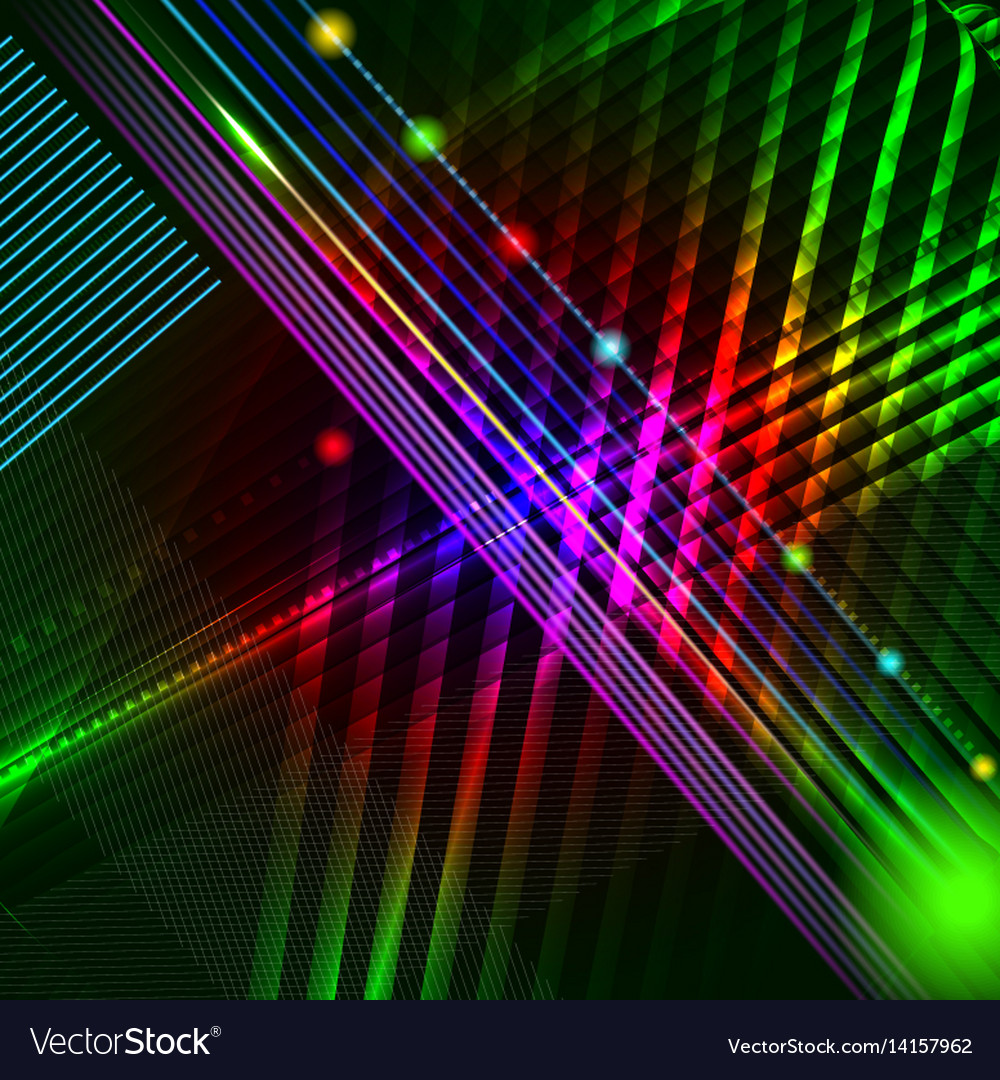 Abstract hi-tech background with glowing lines