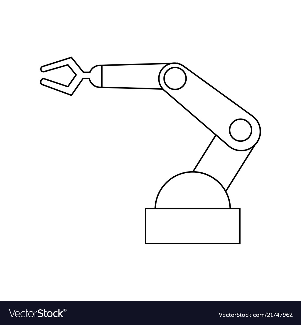 Робот манипулятор рисунок