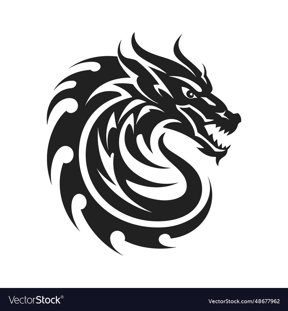 Dragon Head Silhouette