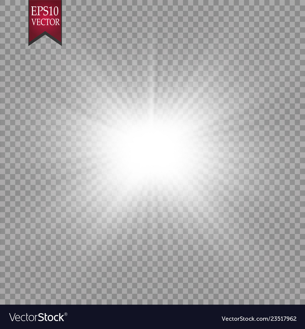 Glow Starburst with Sparkles