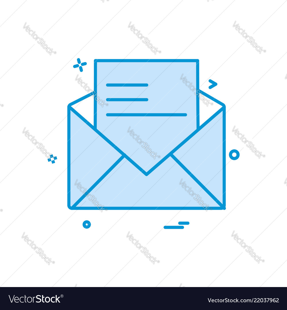 Message icon design Vector Image Message icon design