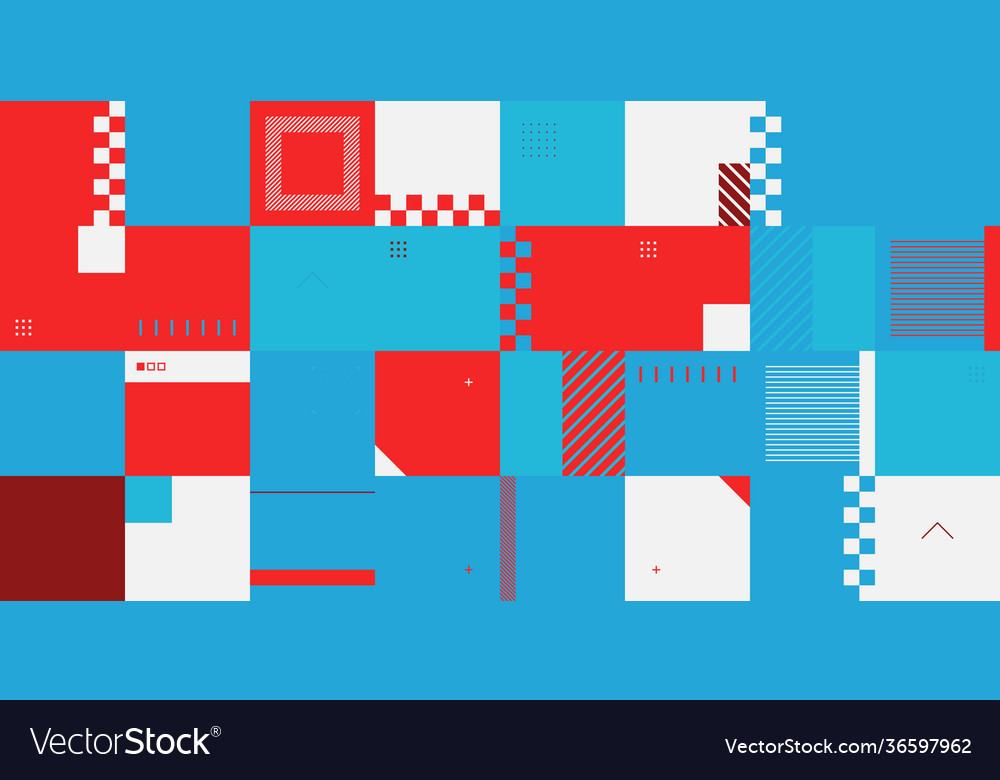 Techno abstract pattern design