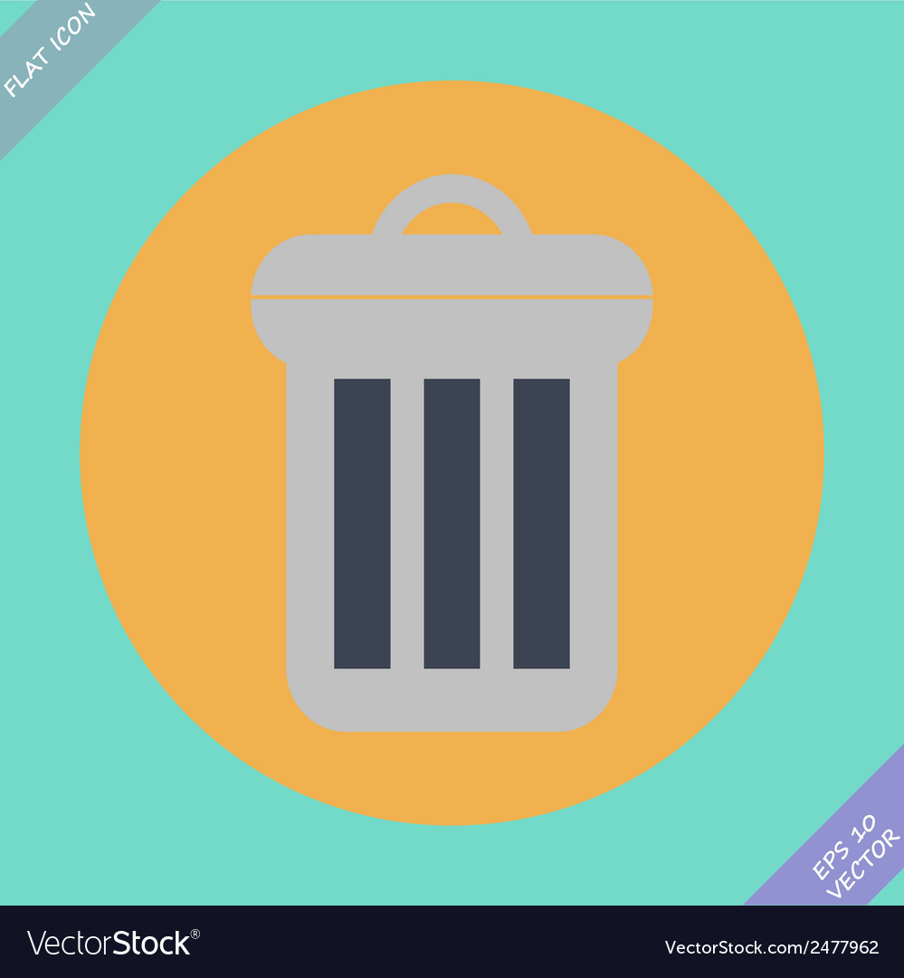 Trash can icon