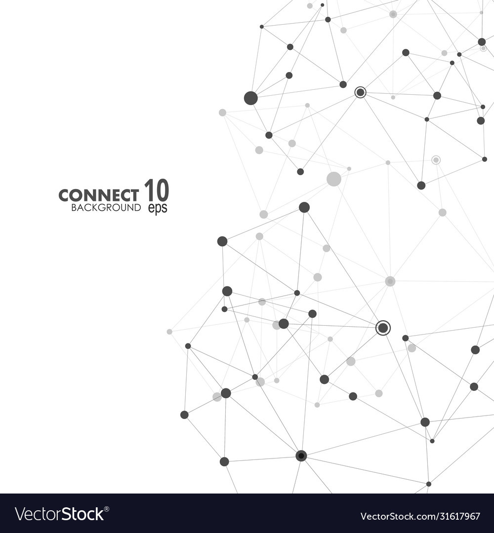 Abstract connect molecule science