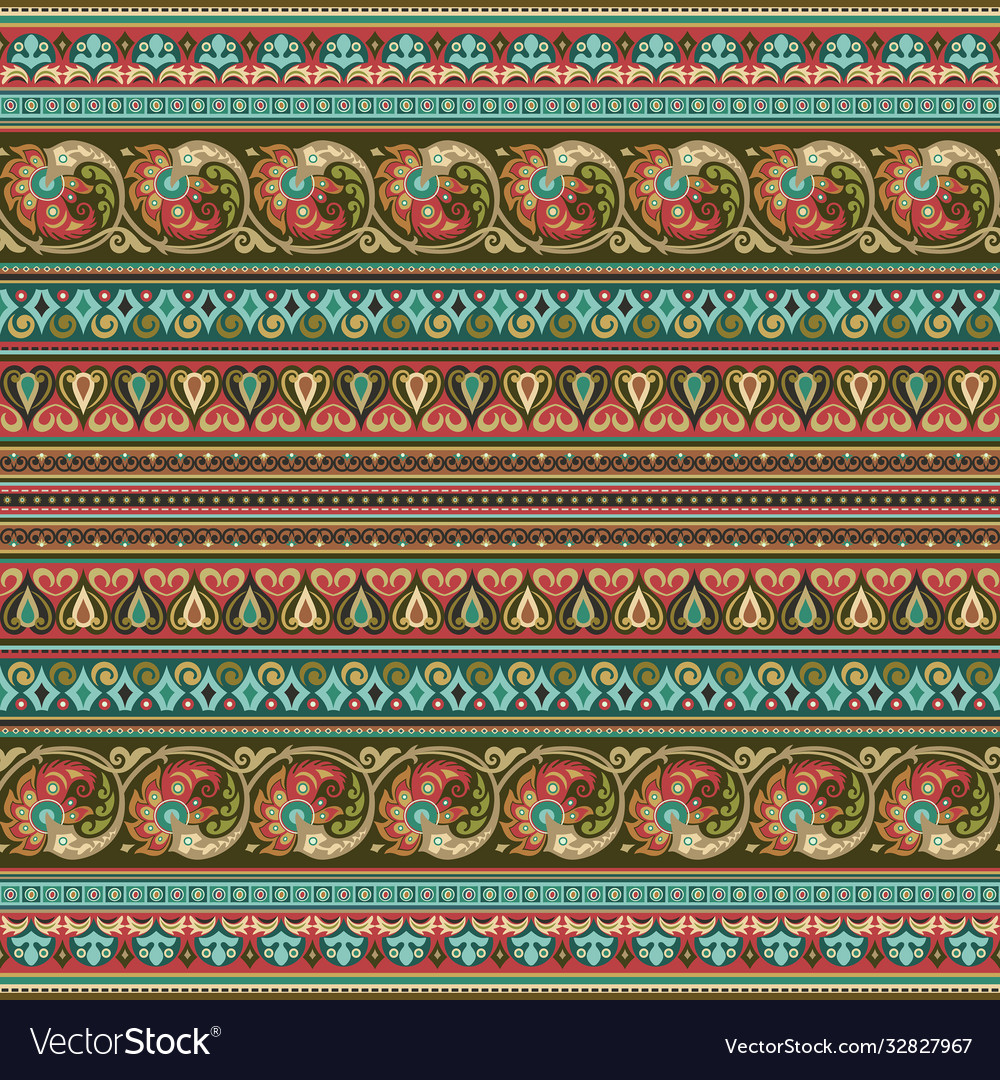 Abstract ethnic stripe pattern background vector image Abstract ethnic stripe pattern background