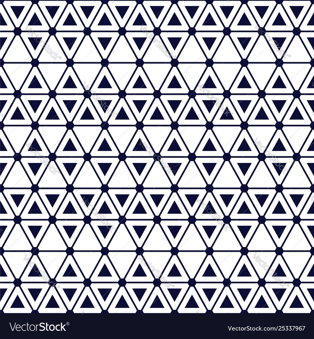 Bold Geometric Triangle Pattern