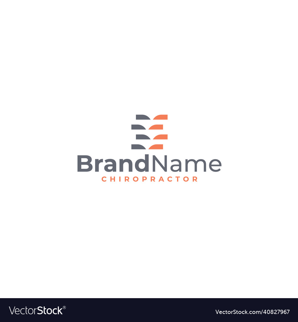 Minimalist design simple brand name logo