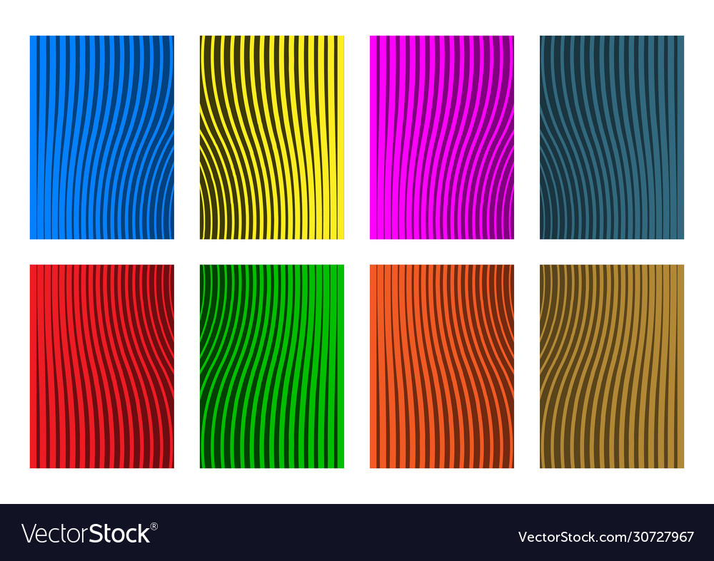 Set abstract background design templates Vector Image Set abstract background design templates