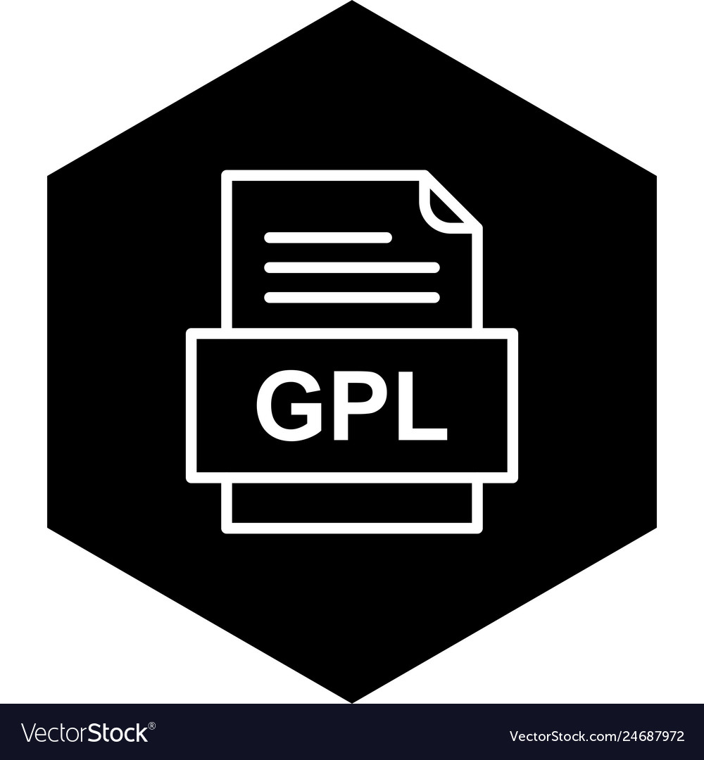 Gpl file document icon