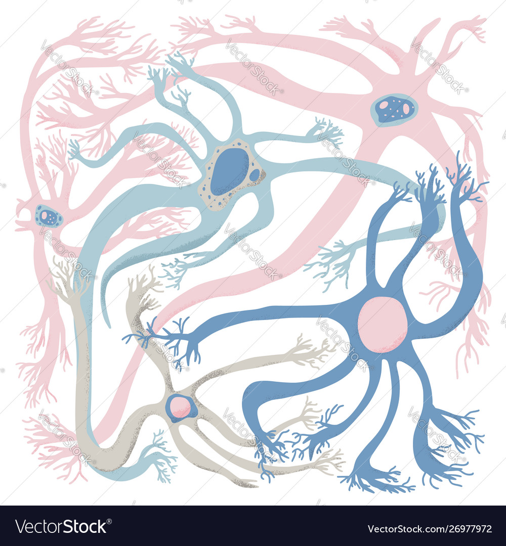 Neuron cells simple design