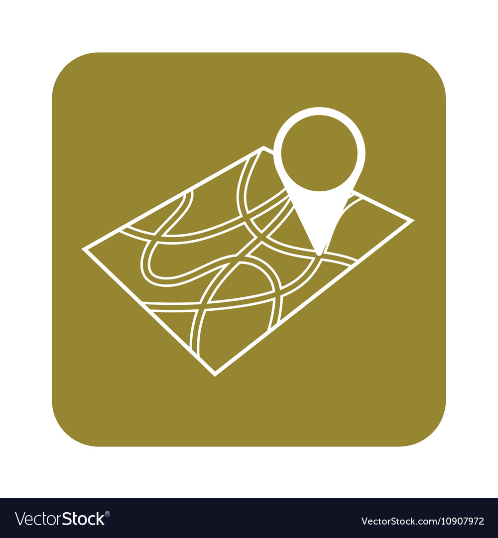 Pointer on map icon