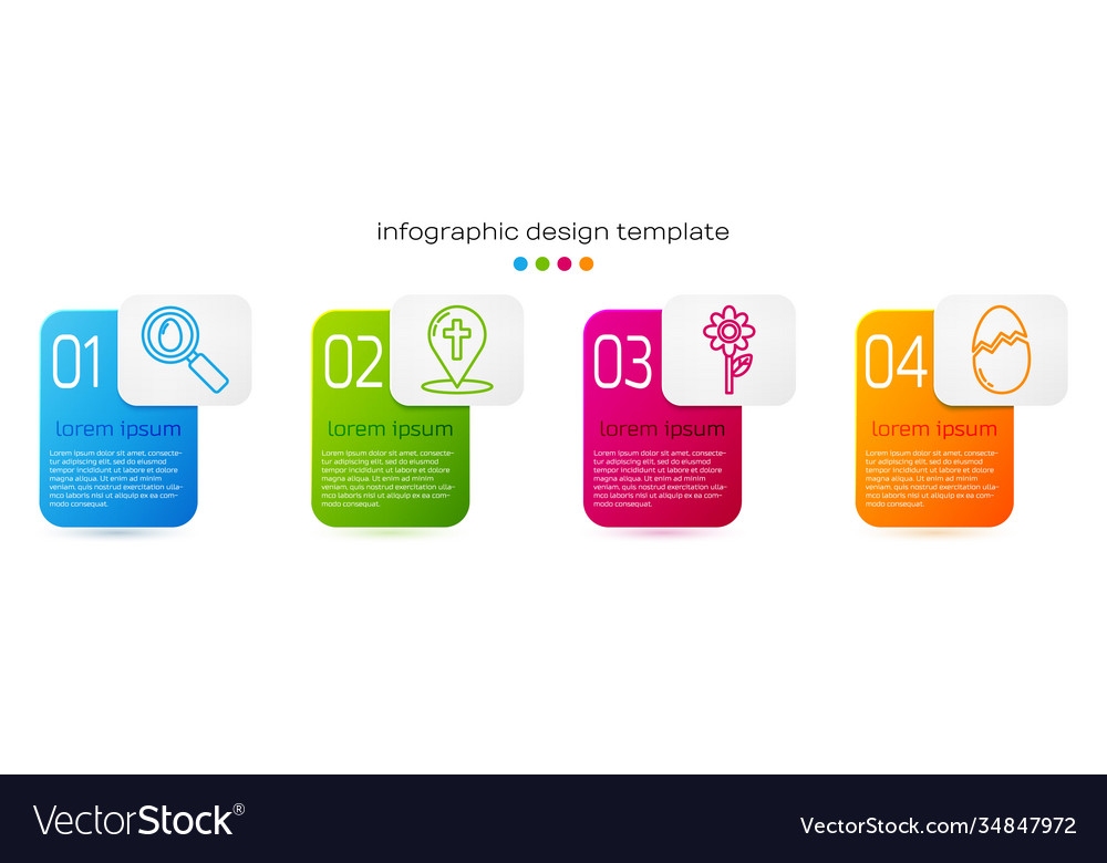 Set line search and easter egg map pointer vector image Set line search and easter egg map pointer