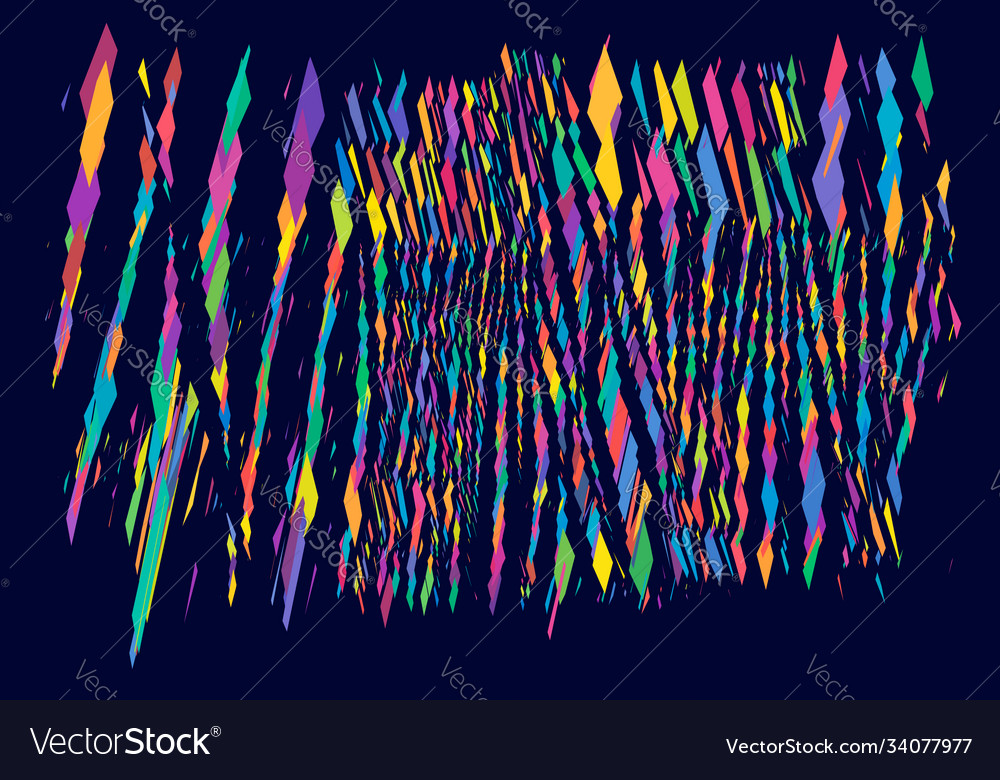 Abstract art - random geometry shapes generative Vector Image Abstract art - random geometry shapes generative