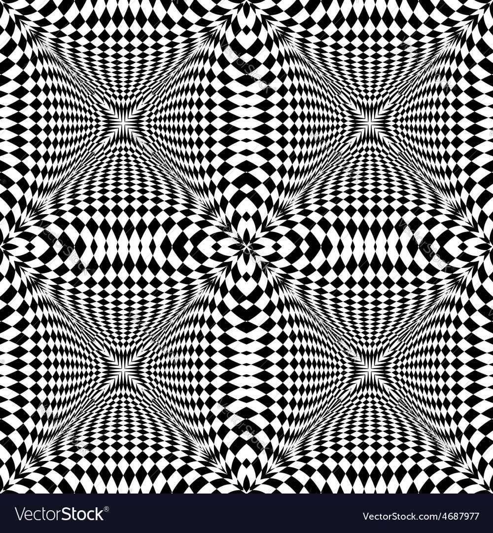 Design seamless monochrome checkered pattern